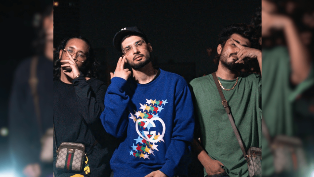 Khatta flow Youtube video's Thumbnail featuring seedhe maut and KR$NA