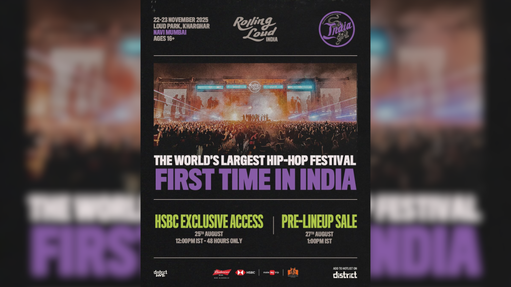 Official Poster for Rolling Loud India
